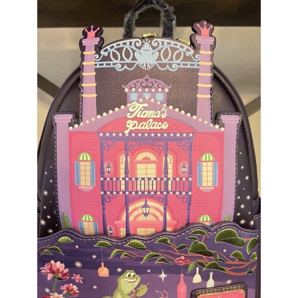 Loungefly Disney Princess and the Frog Tiana\'s Palace Mini Backpack New main image 5